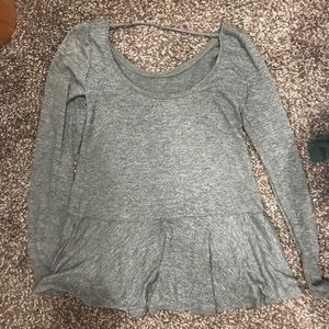 Olive green hollister shirt